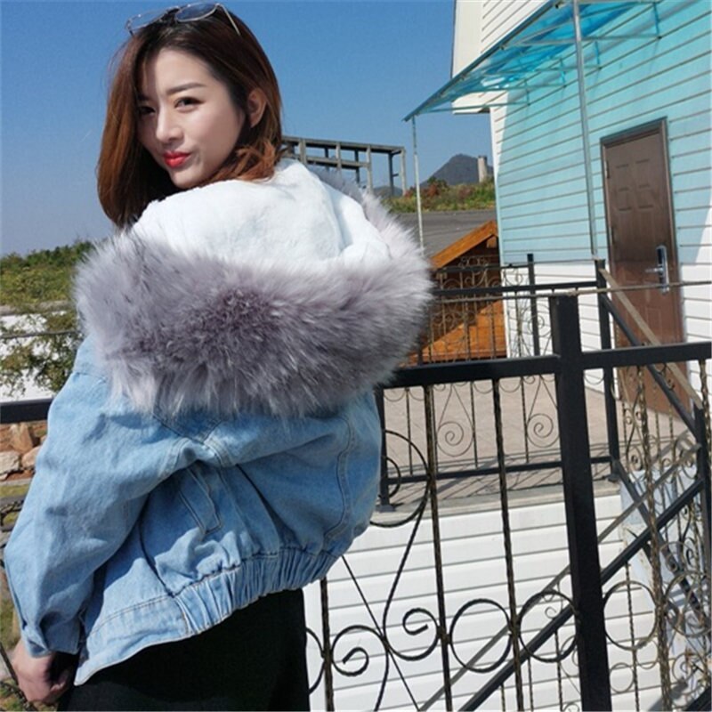 Femmes veste mode hiver manteau chaud coton Denim veste femmes à capuche veste manteau femme Bomber vestes Parkas grande taille